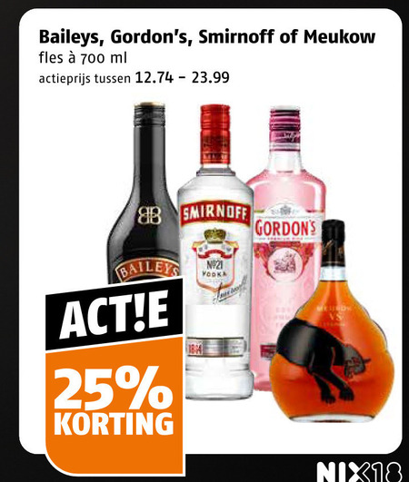 Baileys   wodka, likeur folder aanbieding bij  Poiesz - details