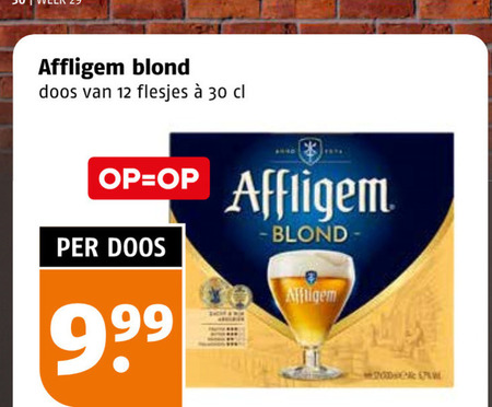 Affligem   speciaalbier folder aanbieding bij  Poiesz - details