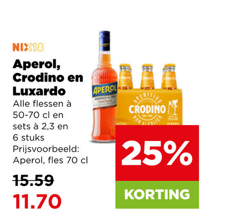 Crodino   aperitief folder aanbieding bij  Plus - details