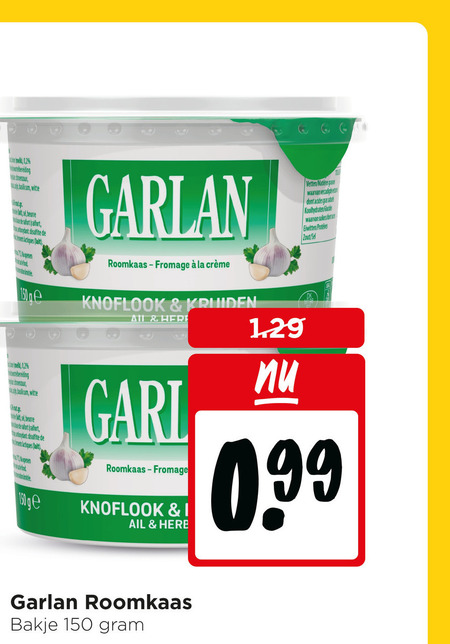 Garlan   roomkaas folder aanbieding bij  Jumbo - details
