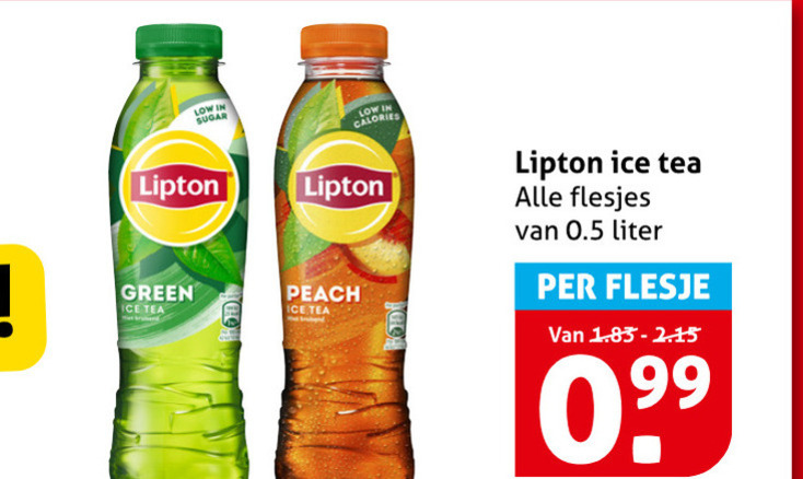 Lipton   ice tea folder aanbieding bij  Hoogvliet - details