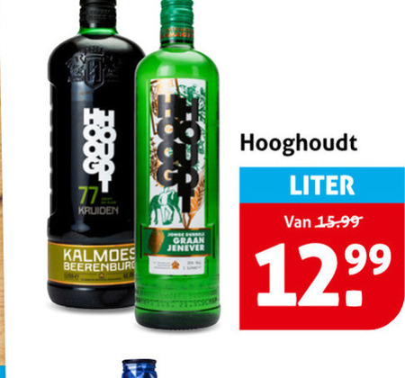 hooghoudt berenburg jenever kruiden kalmoes beerenburg graan liter folder aanbieding bij Hoogvliet Hooghoudt berenburg, jenever folder aanbieding bij Hoogvliet - details