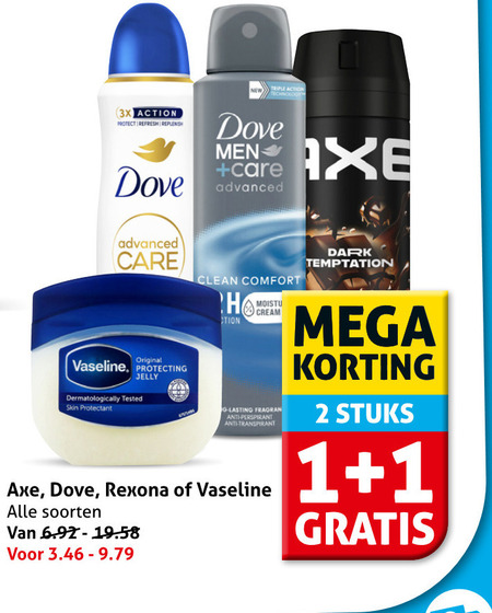 Dove   deodorant, handcreme folder aanbieding bij  Hoogvliet - details