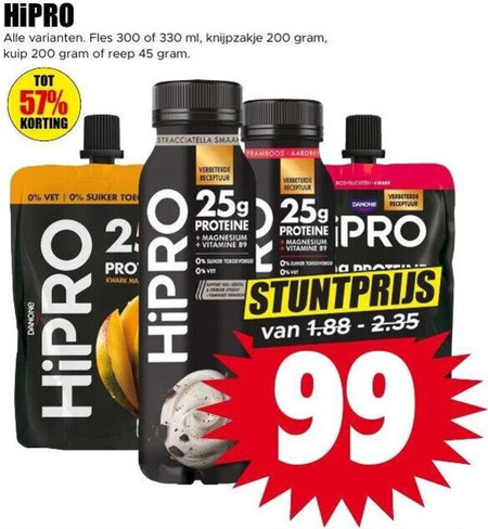 danone kwark 2 45 99 200 300 330 fles ml knijpzakje kuip reep vet suiker pro stracciatella framboos receptuur bosvruchten proteine magnesium vitamine front folder aanbieding bij Dirk Danone kwark folder aanbieding bij Dirk - details