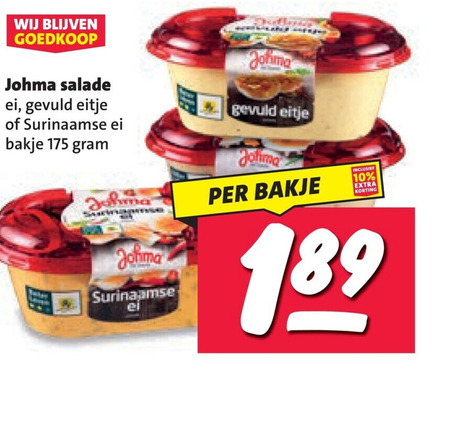 Johma   salade folder aanbieding bij  Nettorama - details