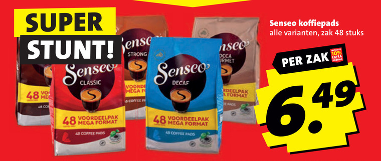 Douwe Egberts Senseo   koffiepad folder aanbieding bij  Boni - details
