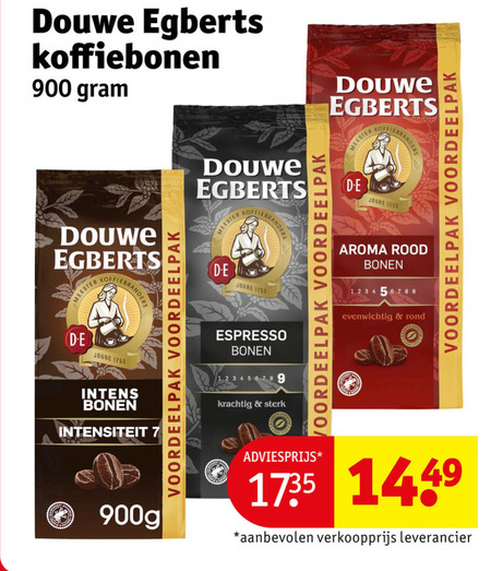 Douwe Egberts   koffiebonen folder aanbieding bij  Kruidvat - details