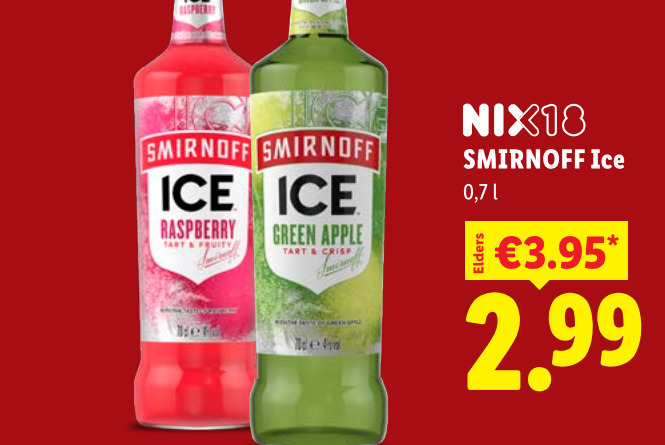 Smirnoff   mixdrank folder aanbieding bij  Lidl - details