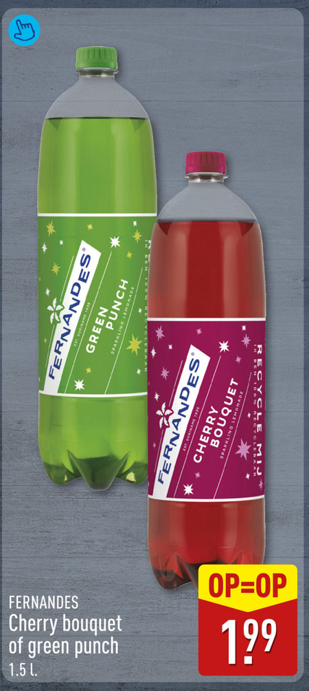 Fernandes   frisdrank folder aanbieding bij  Aldi - details