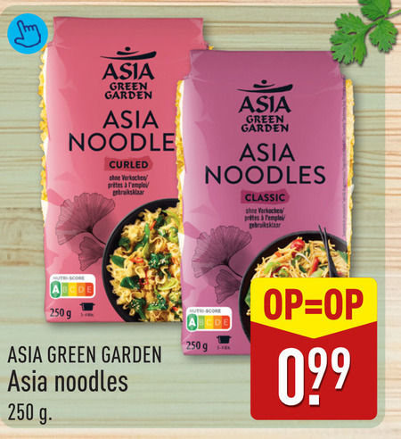 asia green garden noodles 250 noodle classic nutri score folder aanbieding bij Aldi Asia Green Garden noodles folder aanbieding bij Aldi - details