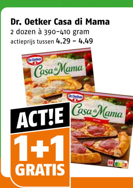 Dr Oetker   diepvriespizza folder aanbieding bij  Poiesz - details