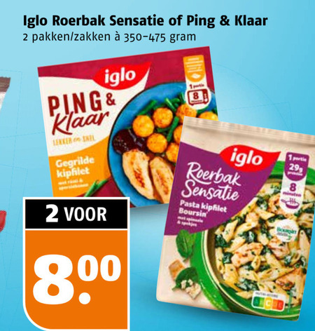 Iglo   diepvriesmaaltijd folder aanbieding bij  Poiesz - details