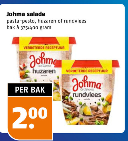 Johma   huzarensalade, salade folder aanbieding bij  Poiesz - details
