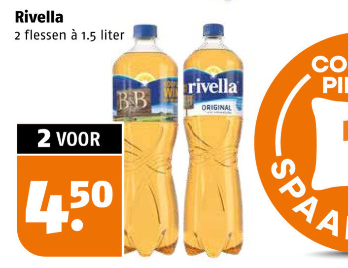 Rivella   frisdrank folder aanbieding bij  Poiesz - details