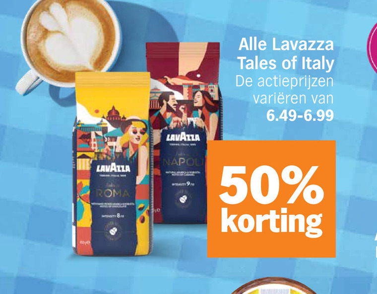 Lavazza   koffiebonen folder aanbieding bij  Albert&nbsp;Heijn - details