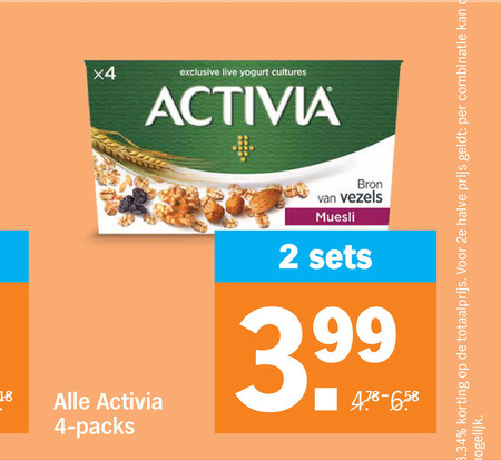 Danone Activia   vruchtenyoghurt folder aanbieding bij  Albert&nbsp;Heijn - details