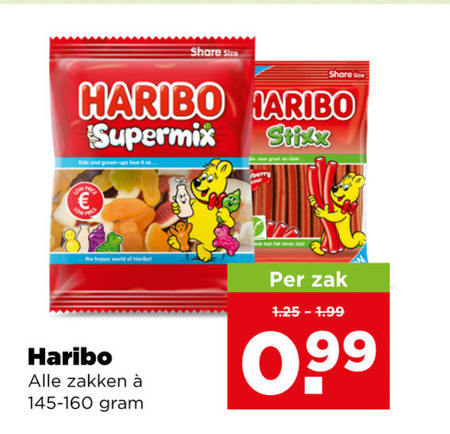 Haribo   snoep folder aanbieding bij  Plus - details