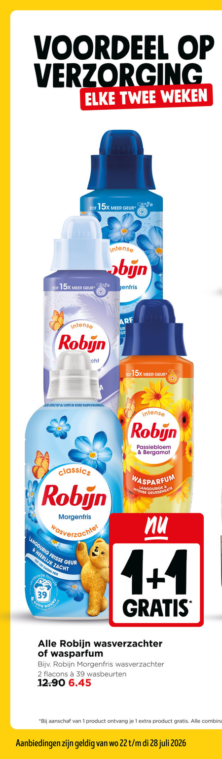 Robijn   wasverzachter folder aanbieding bij  Jumbo - details