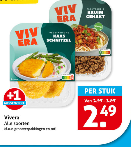 Vivera   vegetarisch folder aanbieding bij  Hoogvliet - details