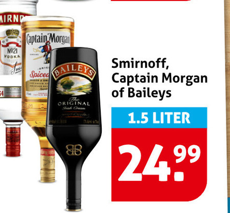 Smirnoff   wodka, rum folder aanbieding bij  Hoogvliet - details