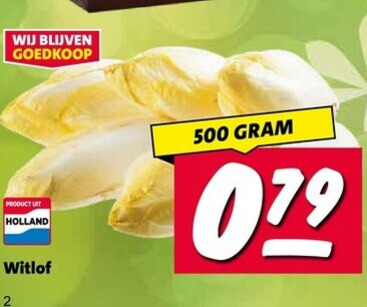 witlof 2 500 holland folder aanbieding bij Nettorama