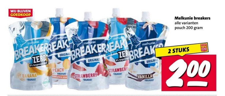 Melkunie   drinkyoghurt folder aanbieding bij  Nettorama - details