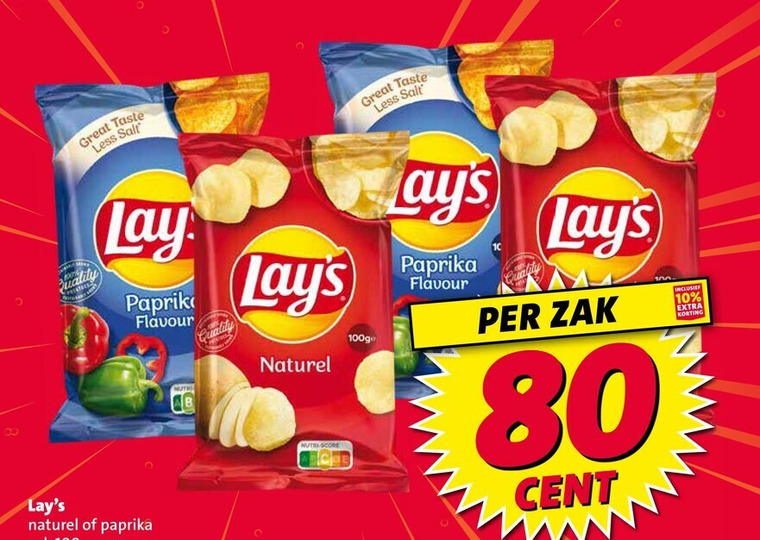 Lays   chips folder aanbieding bij  Nettorama - details