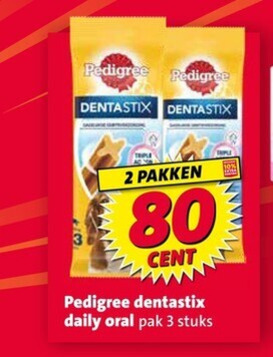 Pedigree Dentastix   hondensnacks folder aanbieding bij  Nettorama - details