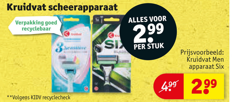 Kruidvat Huismerk   heren handscheerapparaat folder aanbieding bij  Kruidvat - details