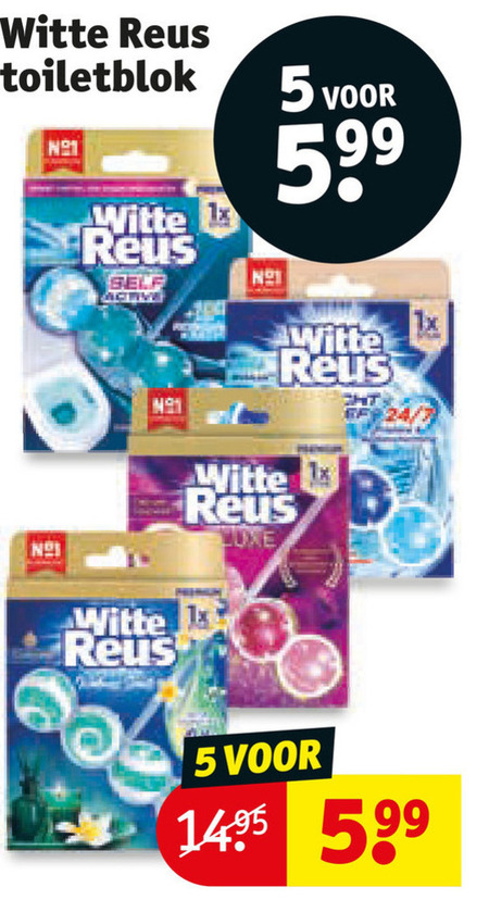 Witte Reus   toiletblok folder aanbieding bij  Kruidvat - details