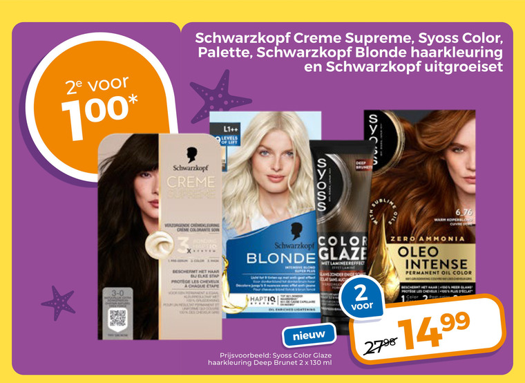 haarkleuring 2 100 2e schwarzkopf creme supreme syoss color palette blonde uitgroeiset levels life verticaal cheveux chaque glazen deep brunet ml zero ammonia oled intense permanent oil post poli folder aanbieding bij Trekpleister