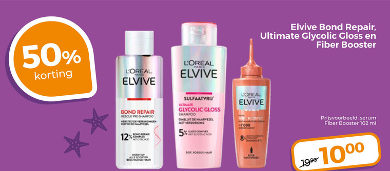 elvive shampoo 5 12 50 paris bond repair ultimate gloss booster serum ml folder aanbieding bij Trekpleister Elvive shampoo folder aanbieding bij Trekpleister - details