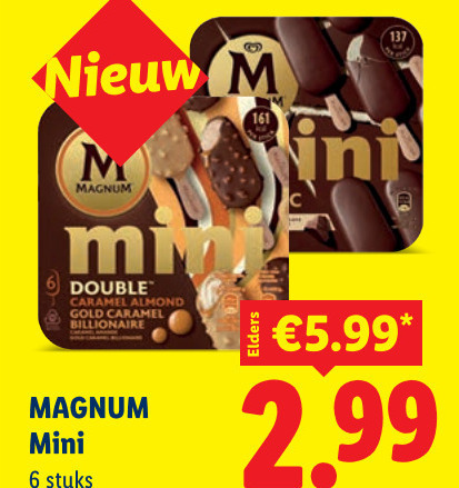 Magnum   ijslollies folder aanbieding bij  Lidl - details