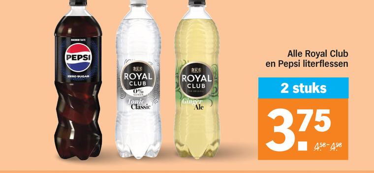 Royal Club   frisdrank, cola folder aanbieding bij  Albert&nbsp;Heijn - details