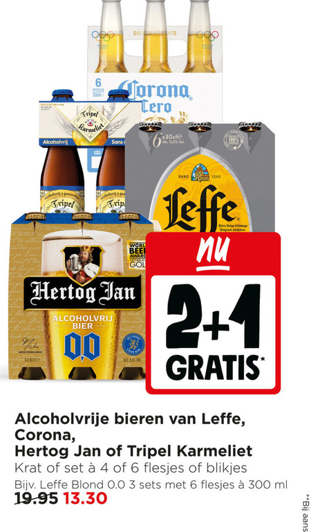 Leffe   alcoholvrij bier folder aanbieding bij  Jumbo - details
