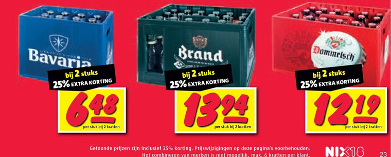 Bavaria   krat bier folder aanbieding bij  Nettorama - details