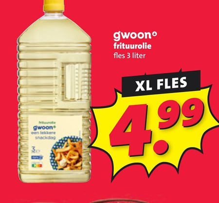 Gwoon   frituurolie folder aanbieding bij  Nettorama - details