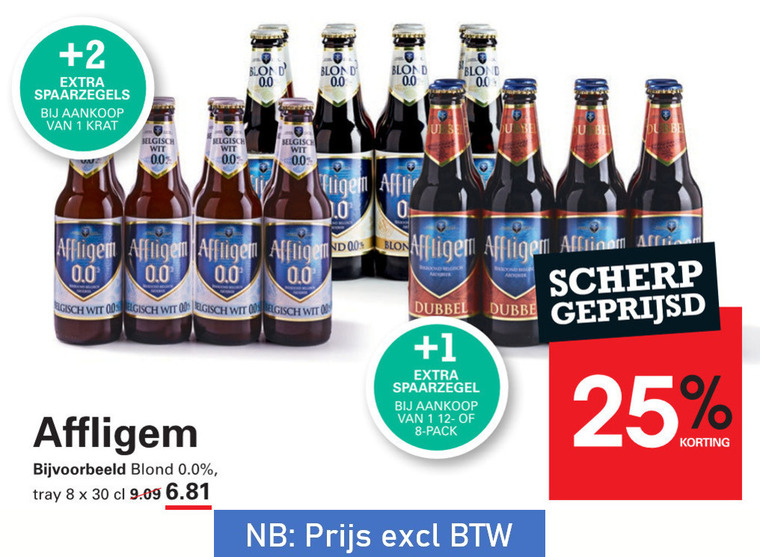 Affligem   speciaalbier folder aanbieding bij  Sligro - details