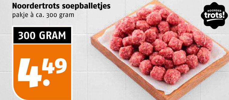 soepballetjes 300 noordertrots pakje ca. noorder trots folder aanbieding bij Poiesz
