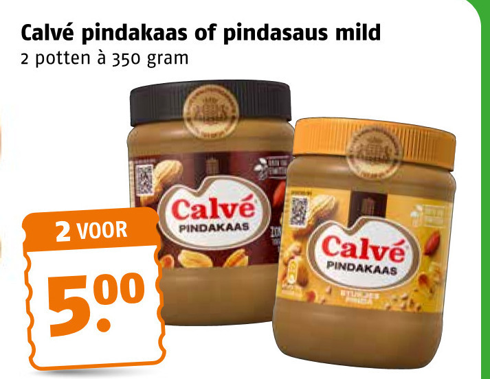 Calve   pindakaas folder aanbieding bij  Poiesz - details