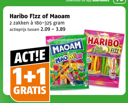 Haribo   snoep folder aanbieding bij  Poiesz - details