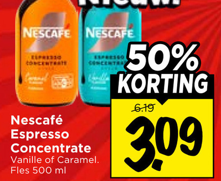 Nescafe   koffieconcentraat folder aanbieding bij  Vomar - details