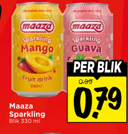 Maaza   fruitdrank folder aanbieding bij  Vomar - details