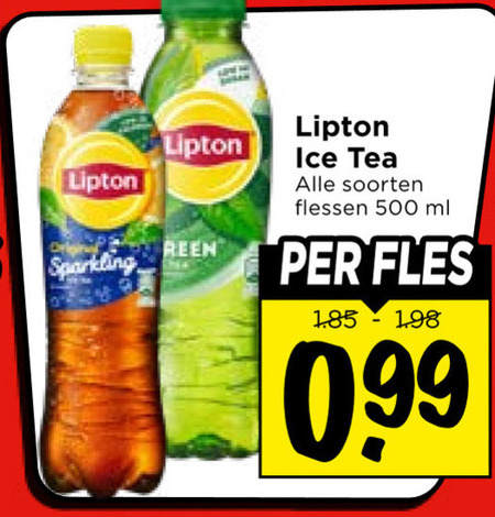 Lipton   ice tea folder aanbieding bij  Vomar - details