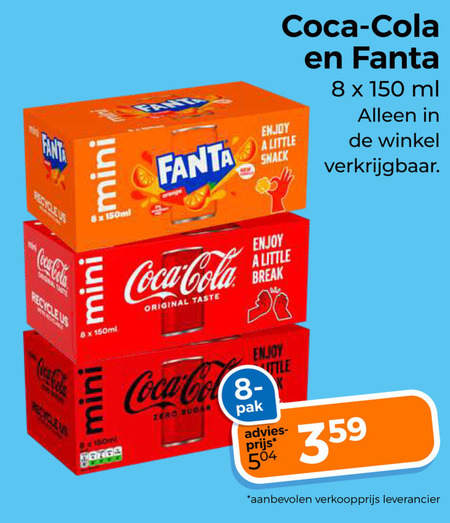 Fanta   cola, frisdrank folder aanbieding bij  Trekpleister - details