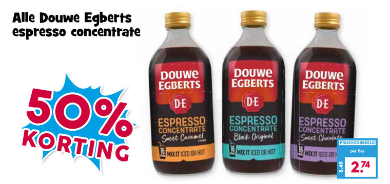 Douwe Egberts   koffieconcentraat folder aanbieding bij  Boons&nbsp;Markt - details