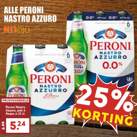 Peroni   speciaalbier folder aanbieding bij  MCD&nbsp;Supermarkt&nbsp;Basis - details