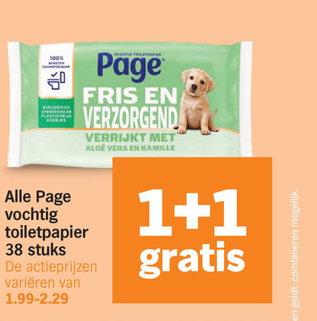 Page   vochtig toiletpapier folder aanbieding bij  Albert&nbsp;Heijn - details