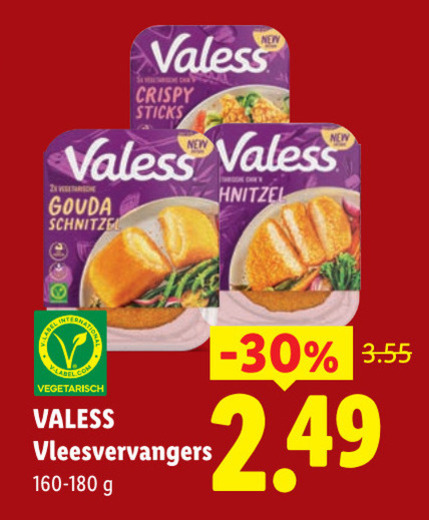 Valess   vegetarisch folder aanbieding bij  Lidl - details