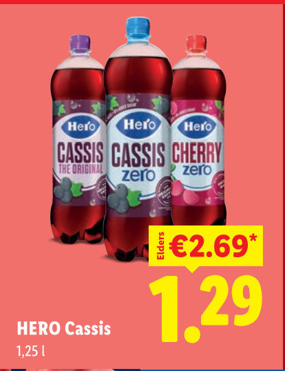 Hero   frisdrank folder aanbieding bij  Lidl - details